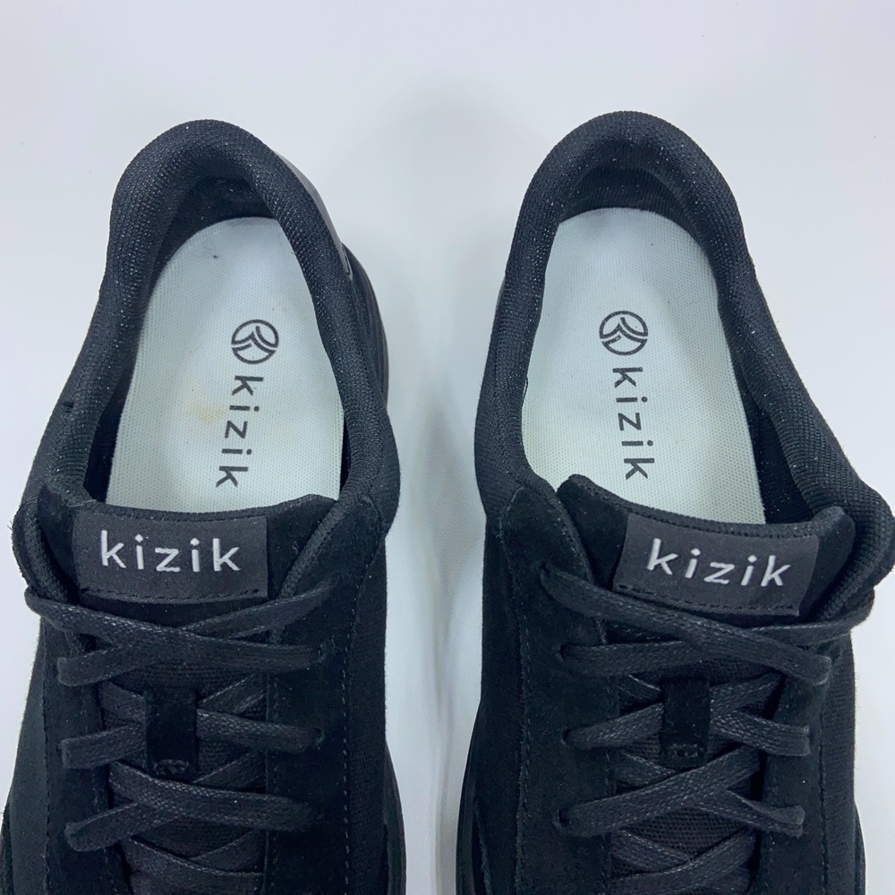 Kizik Prague Hands Free Shoes Sneakers Men's 8.5W Women's 10W Triple Black - Picture 12 of 13